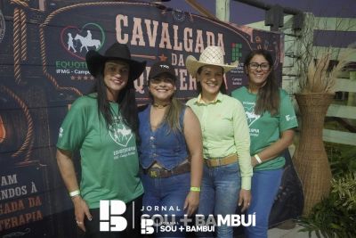 Registros da VI Cavalgada da Equoterapia do IFMG-Bambuí, realizada em 15 de agosto de 2026