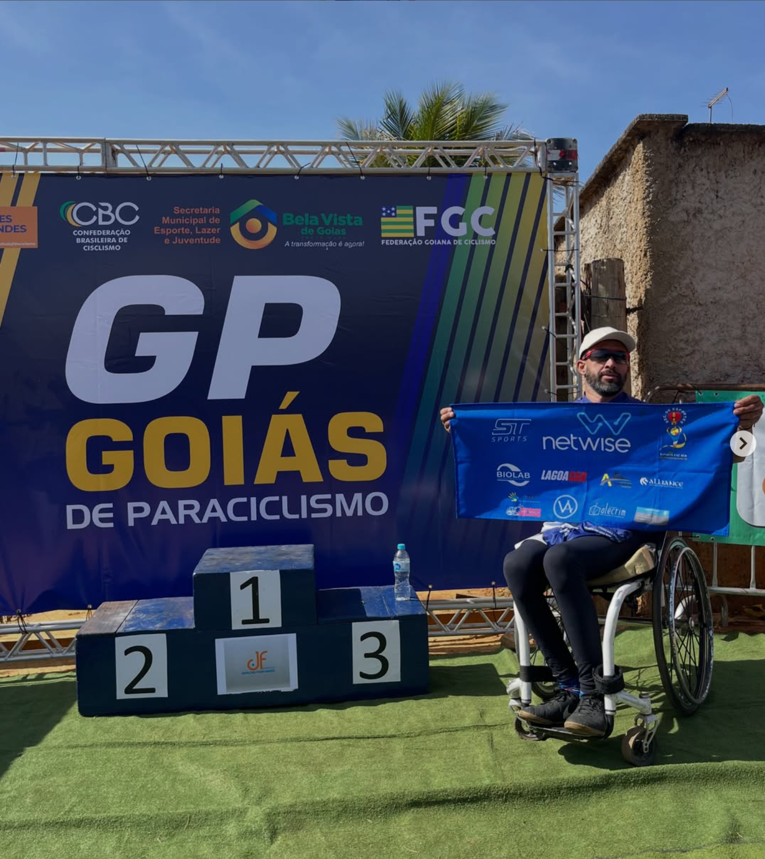 Paratleta de Lagoa da Prata conquista duas pratas no GP Goiás